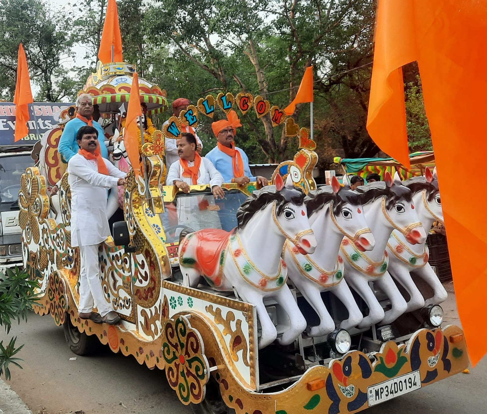 महाराणा प्रताप जयंती के उपलक्ष्य में निकली विशाल गौरव यात्रा