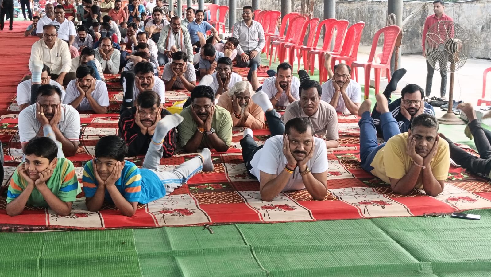 11 वां अन्तर्राष्ट्रीय योग दिवस नगर परिषद अध्यक्ष हेमंत राजा भैया चौधरी की अध्यक्षता में  कृषि उपज मंडी में आयोजित…