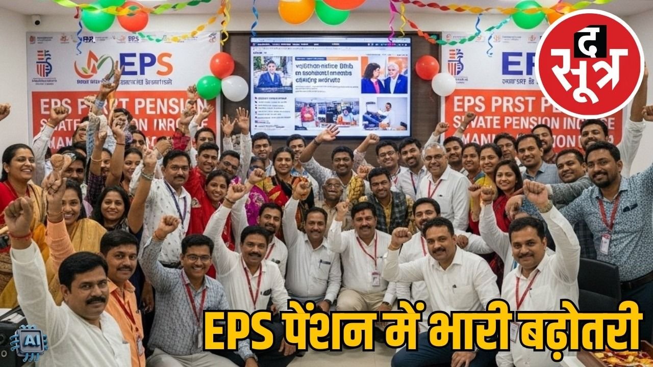 प्राइवेट कर्मचारियों के लिए खुशखबरी : EPS पेंशन बढ़ी, अब हर महीने मिलेंगे 8,500 रुपए!