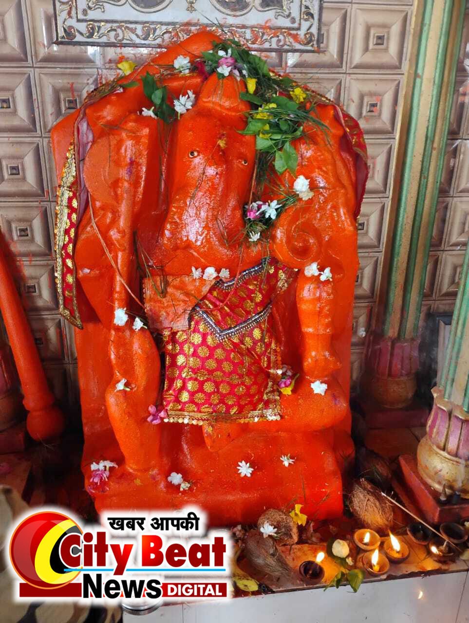 कहते हैं जामवंत जी ने की थी तिल गणेश जी की स्थापना  हर साल तिल बराबर बढ़ती है श्री गणेश प्रतिमा