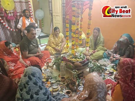 हरितालिका तीजा पर्व पर सुहागिनों ने रखा निर्जला व्रत, की अखंड सौभाग्य की मंगलकामना