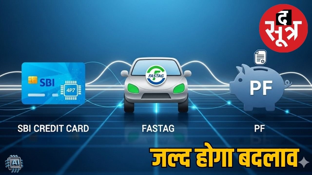 SBI क्रेडिट कार्ड, Fastag और PF में ये हुए बदलाव, जानें मिडिल क्लास पर असर
