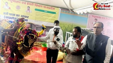 केन्द्रीय मंत्री शिवराज सिंह चौहान ने कहा-वापोली धाम से नंदी महाराज आए हैं, लाल बाबाजी ने भेजें हैं