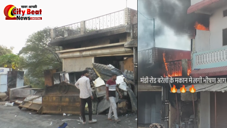 मंडी रोड स्थित साईं कृपा इलेक्ट्रॉनिक की गोदाम में लगी आग, करोड़ों का सामान जलकर हुआ राख, शॉर्ट सर्किट से आग लगने की आशंका