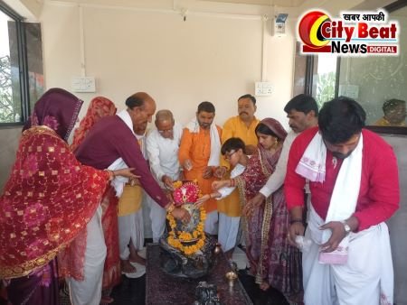 श्री खेड़ापति माता मंदिर प्रांगण में भगवान मनकामेश्वर महादेव की प्राण प्रतिष्ठा संम्पन्न