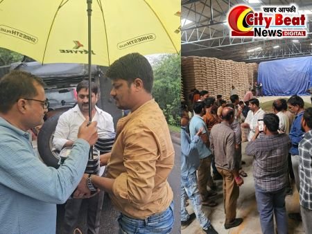बारिश में भी जारी रहा भोजन वितरण कार्यक्रम – युवा साथियों किसानों तक पहुचाया भोजन।